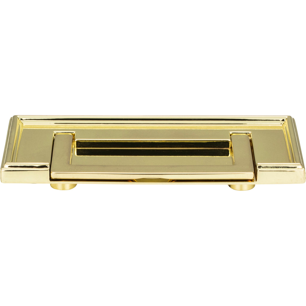 Campaign Rope Drop Pull by Atlas Polished Brass