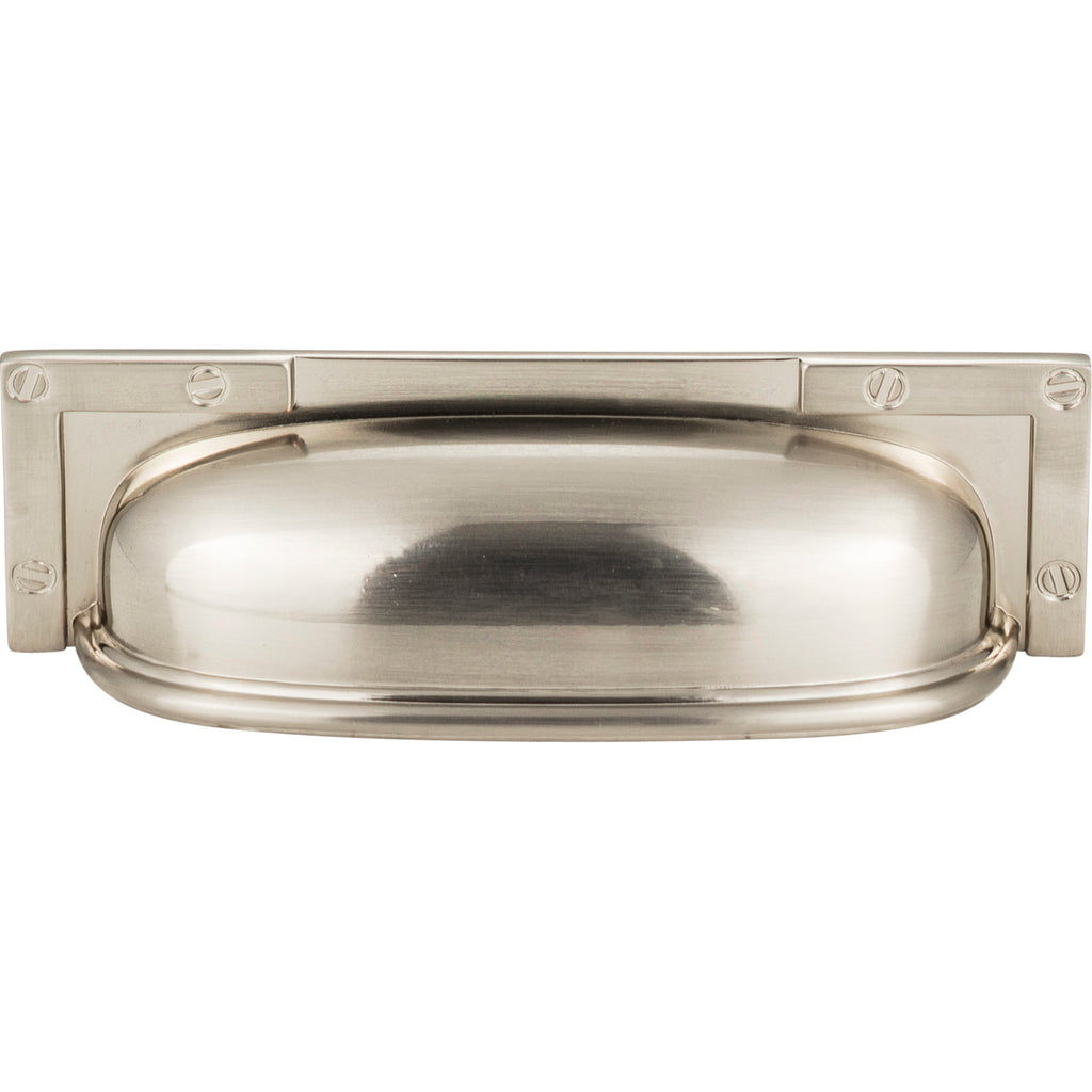 Campaign L-Bracket Cup Pull by Atlas Brushed Nickel