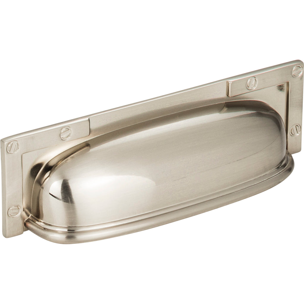 Campaign L-Bracket Cup Pull by Atlas Brushed Nickel