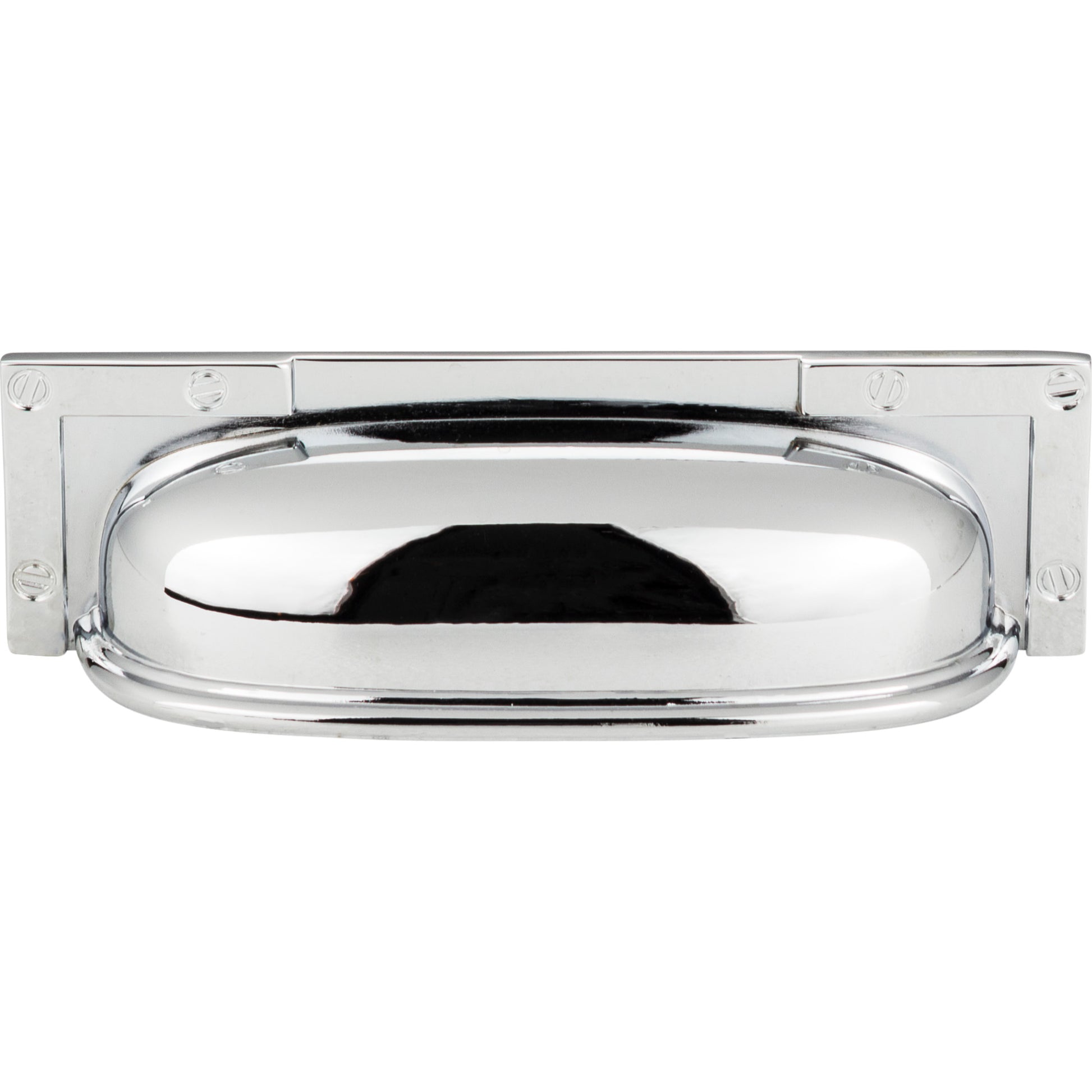 Campaign L-Bracket Cup Pull by Atlas Polished Chrome
