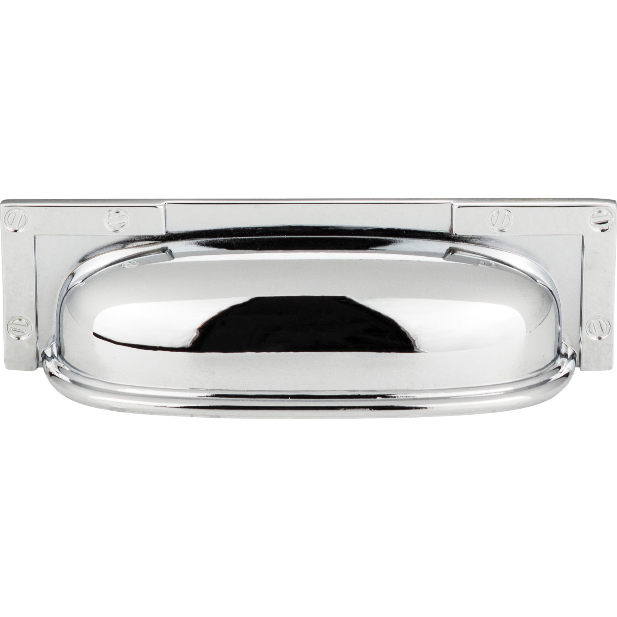 Campaign L-Bracket Cup Pull by Atlas Polished Chrome