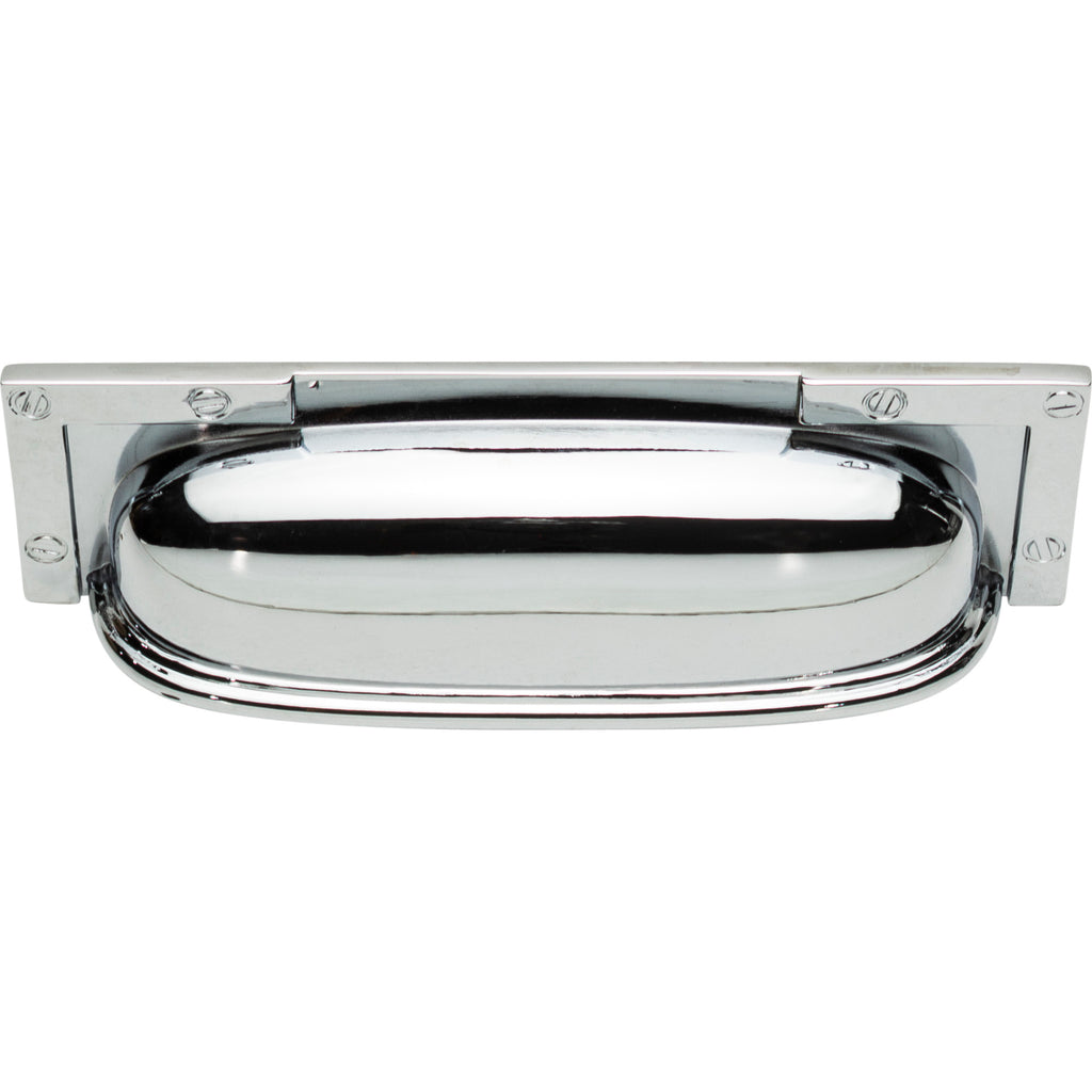 Campaign L-Bracket Cup Pull by Atlas Polished Chrome