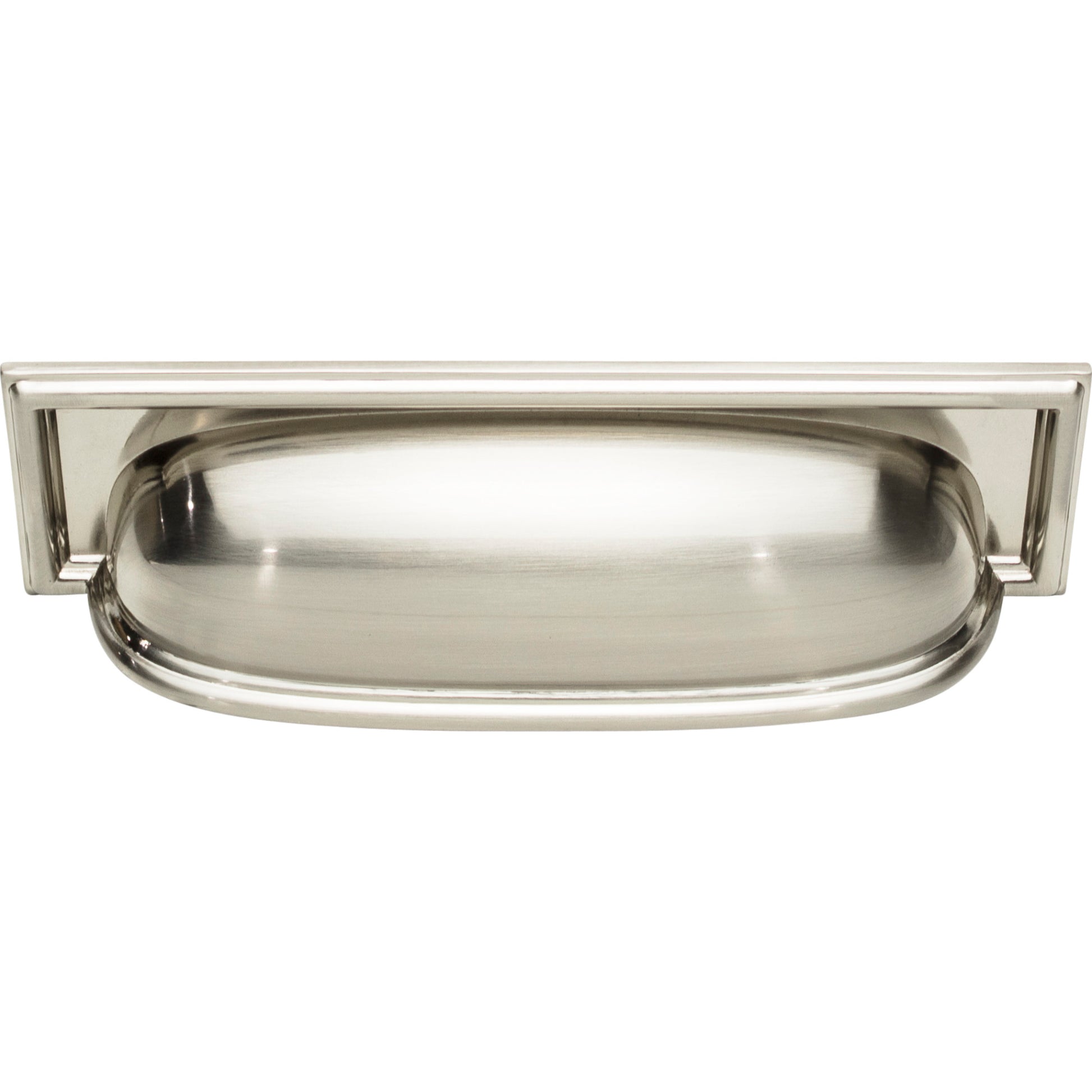 Campaign Rope Cup Pull by Atlas Brushed Nickel