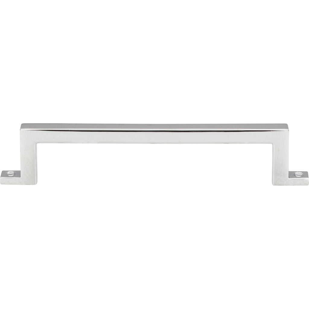 Campaign Bar Pull by Atlas 5-1/16" / Polished Chrome