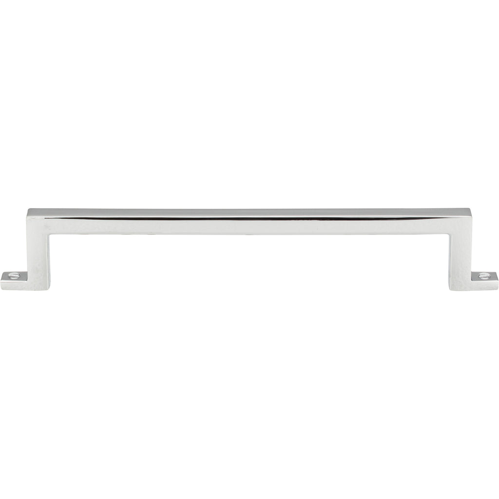 Campaign Bar Pull by Atlas 6-5/16" / Polished Chrome