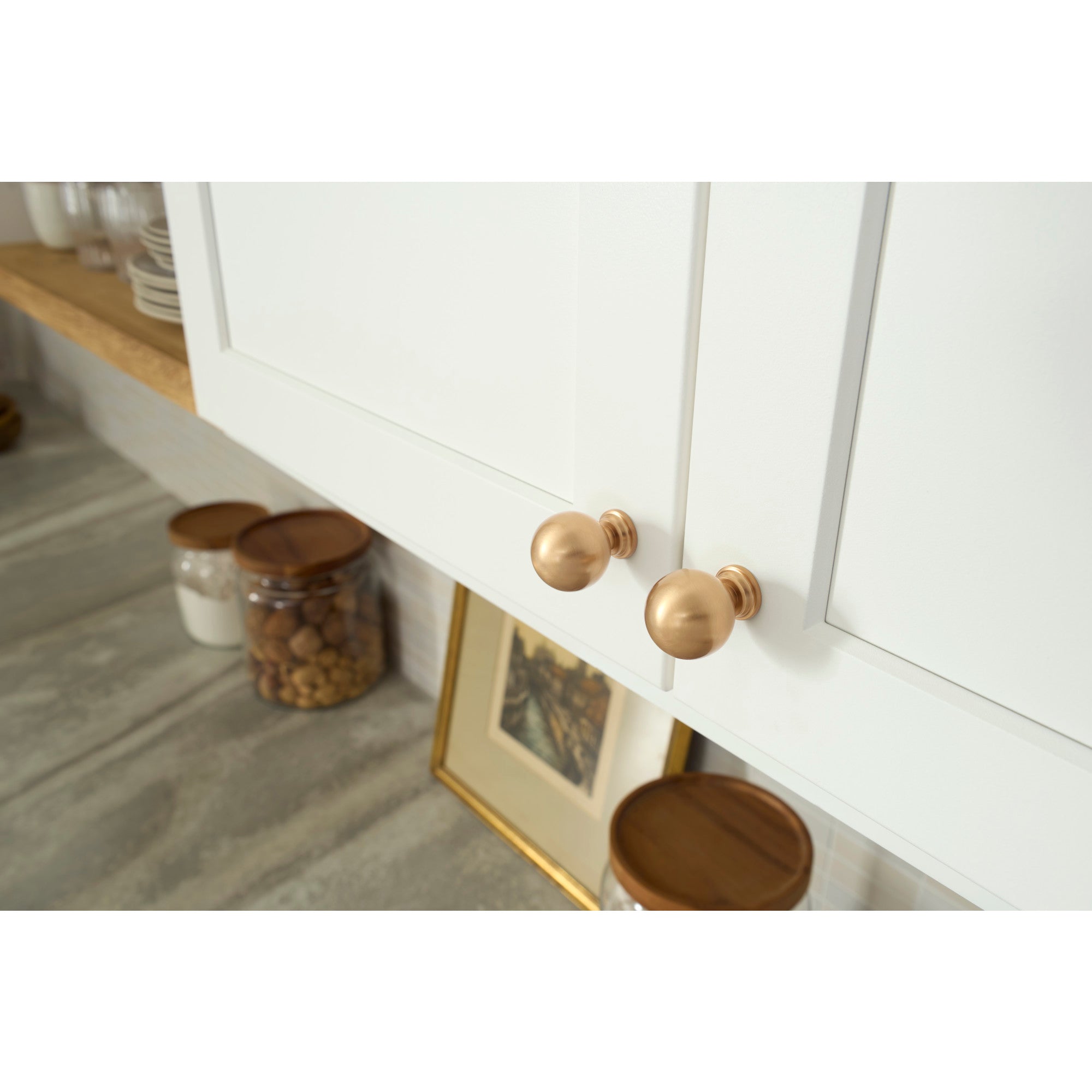 Jeffrey Alexander Davis Cabinet Knob Satin Bronze / 1-3/8"