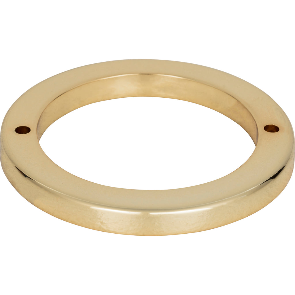 Tableau Round Base Pull Backplate by Atlas 2-1/2" / French Gold