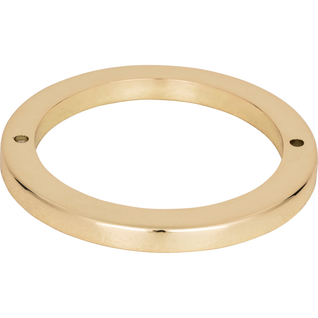 Tableau Round Base Pull Backplate by Atlas 3" / French Gold