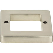 Tableau Square Base Pull Backplate by Atlas 1-7/8" / Brushed Nickel