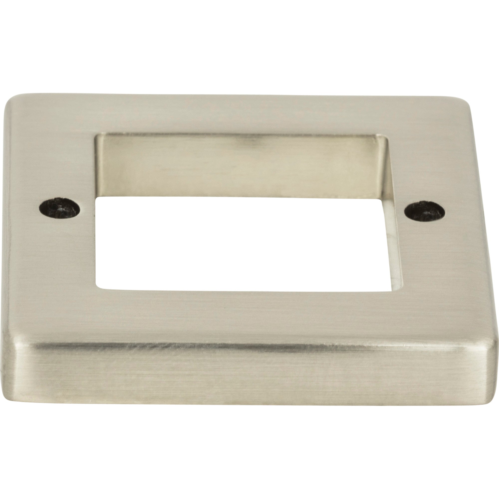 Tableau Square Base Pull Backplate by Atlas 1-7/8" / Brushed Nickel