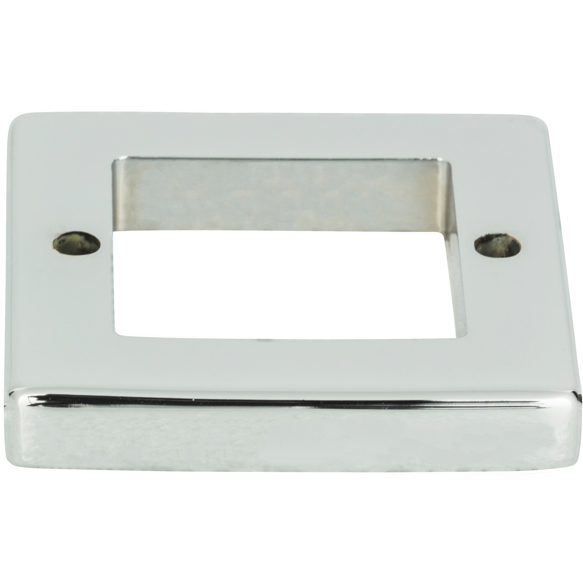 Tableau Square Base Pull Backplate by Atlas 1-7/8" / Polished Chrome