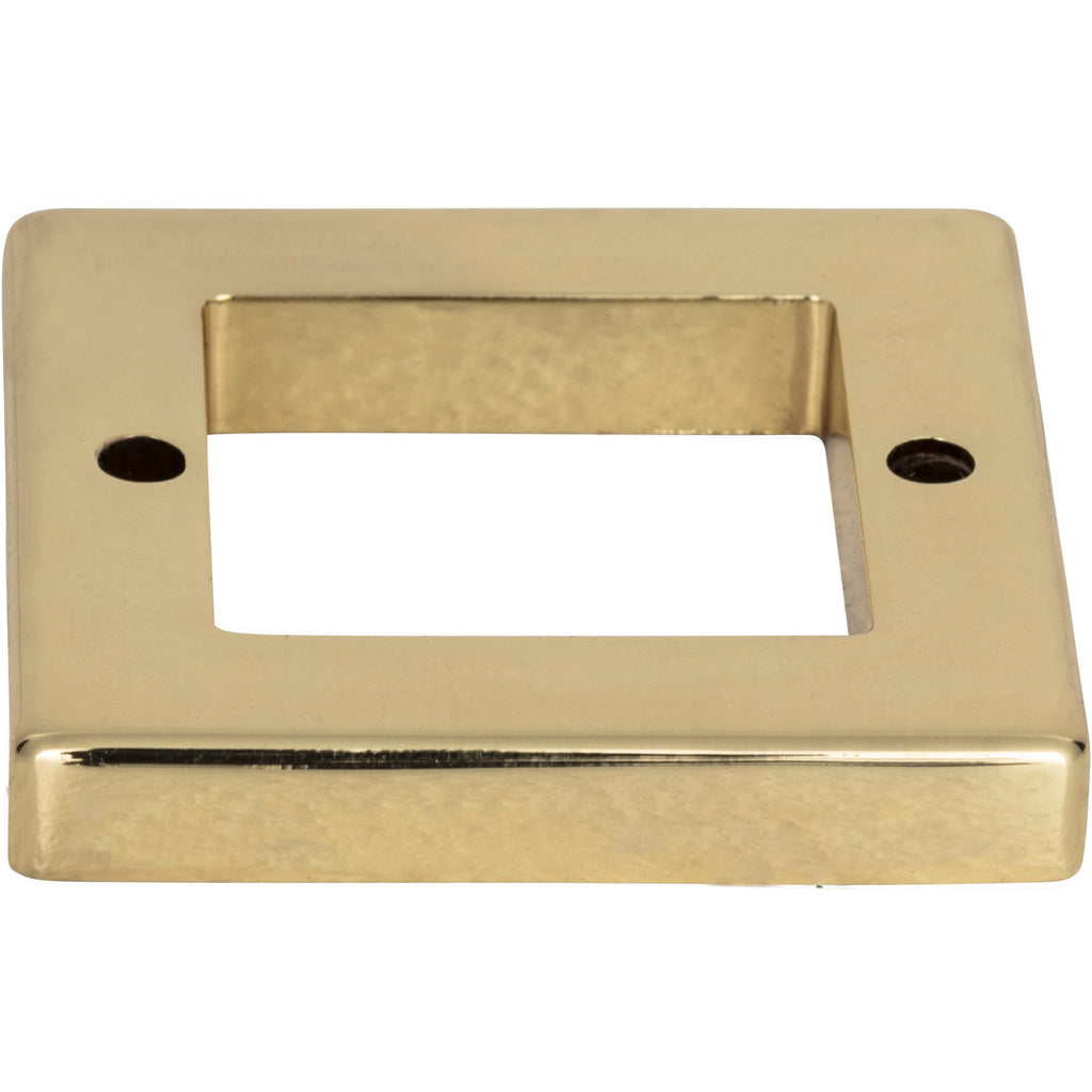 Tableau Square Base Pull Backplate by Atlas 1-7/8" / French Gold