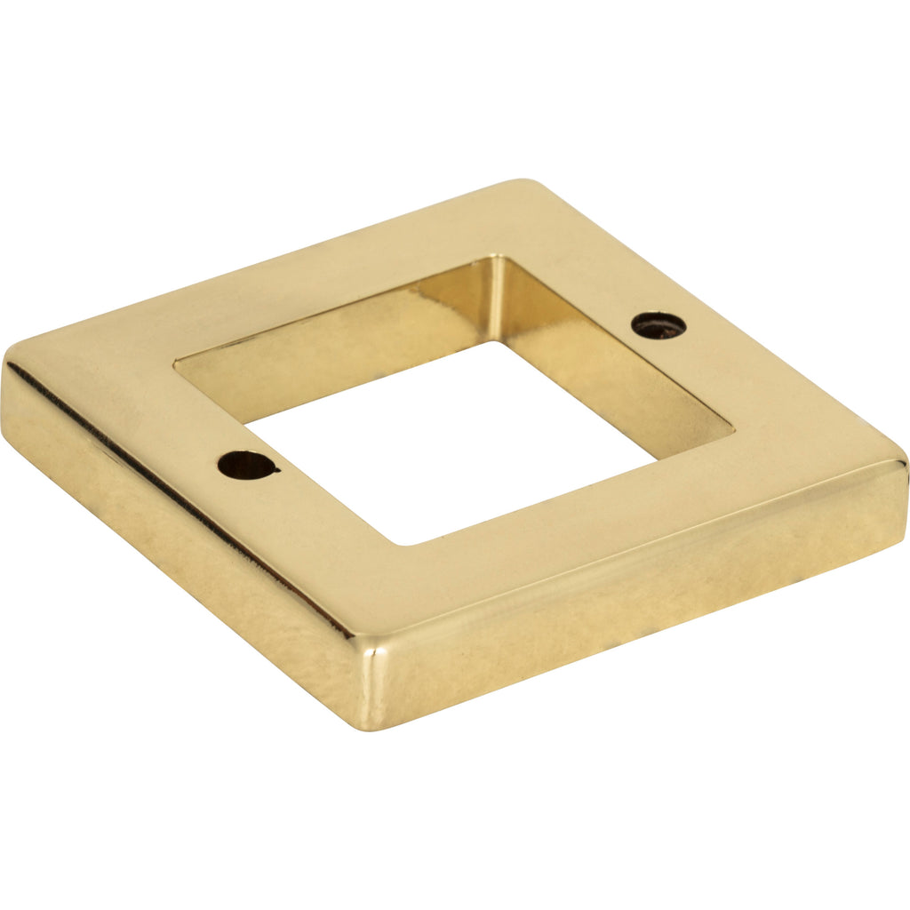 Tableau Square Base Pull Backplate by Atlas 1-7/8" / French Gold