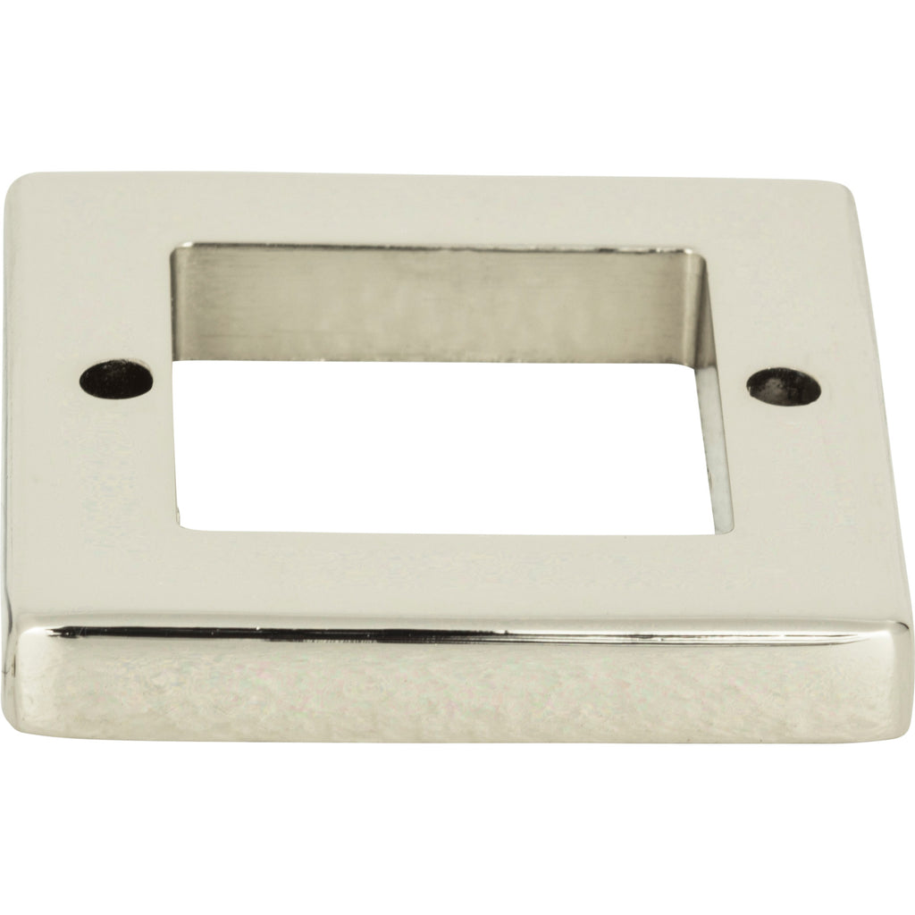 Tableau Square Base Pull Backplate by Atlas 1-7/8" / Polished Nickel