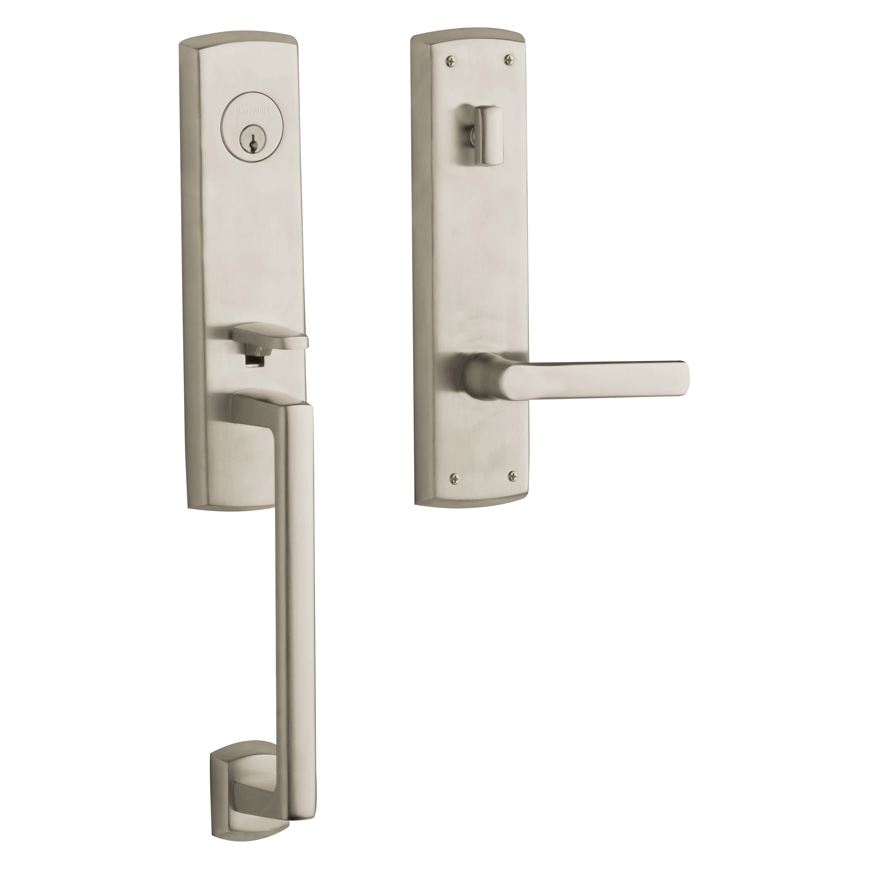 Baldwin Soho Single Cylinder Handleset with 5485V Lever