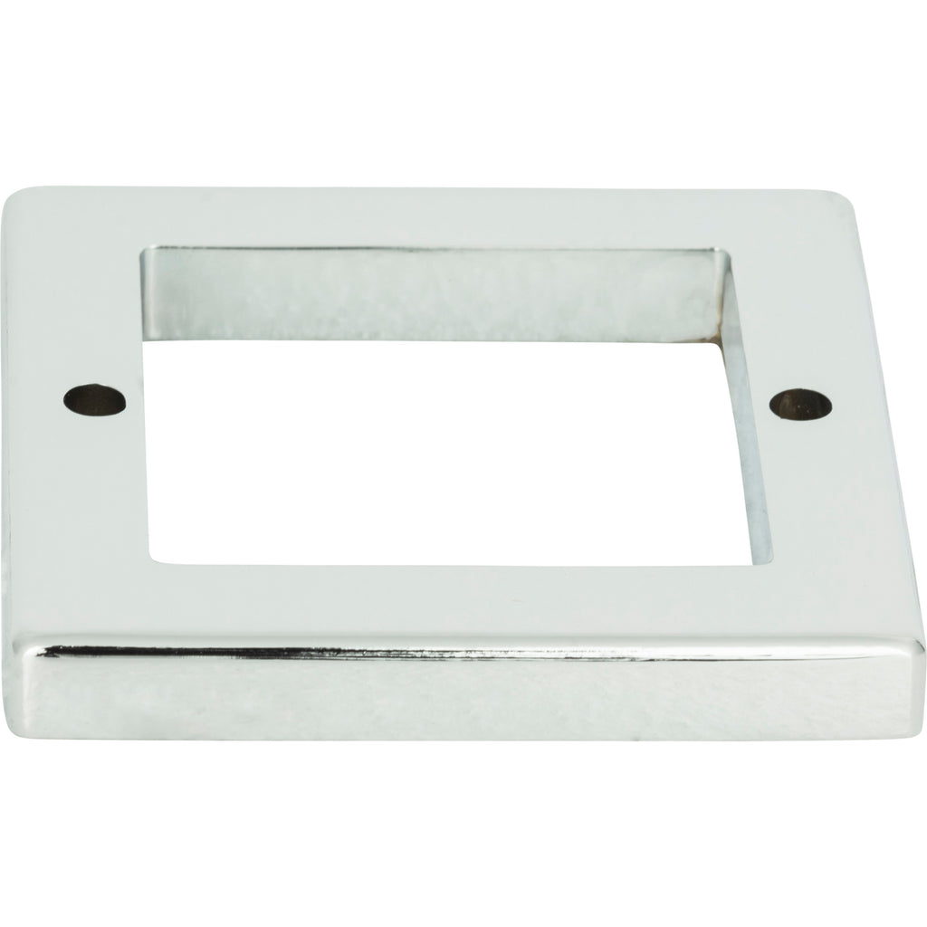 Tableau Square Base Pull Backplate by Atlas 1-13/16" / Polished Chrome