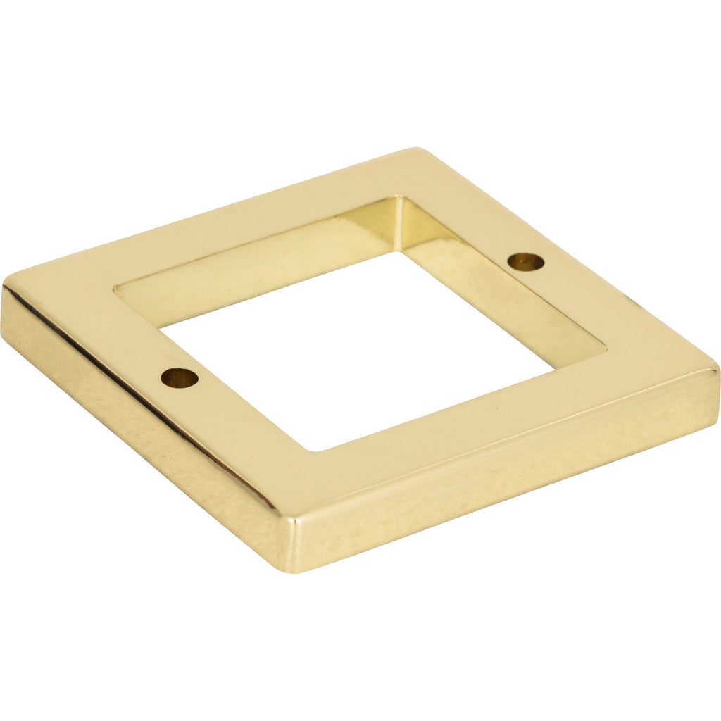 Tableau Square Base Pull Backplate by Atlas 1-13/16" / French Gold