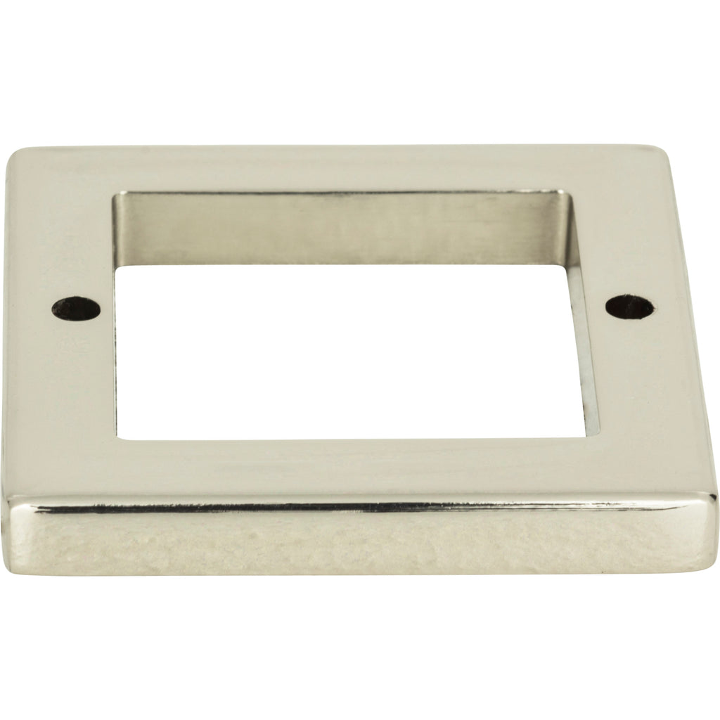 Tableau Square Base Pull Backplate by Atlas 1-13/16" / Polished Nickel