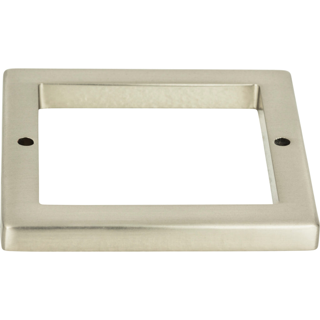 Tableau Square Base Pull Backplate by Atlas 2-1/2" / Brushed Nickel