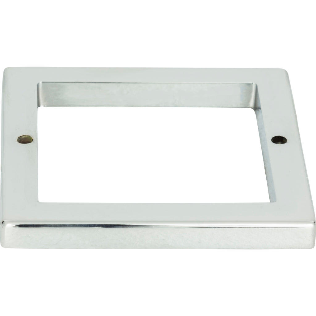 Tableau Square Base Pull Backplate by Atlas 2-1/2" / Polished Chrome