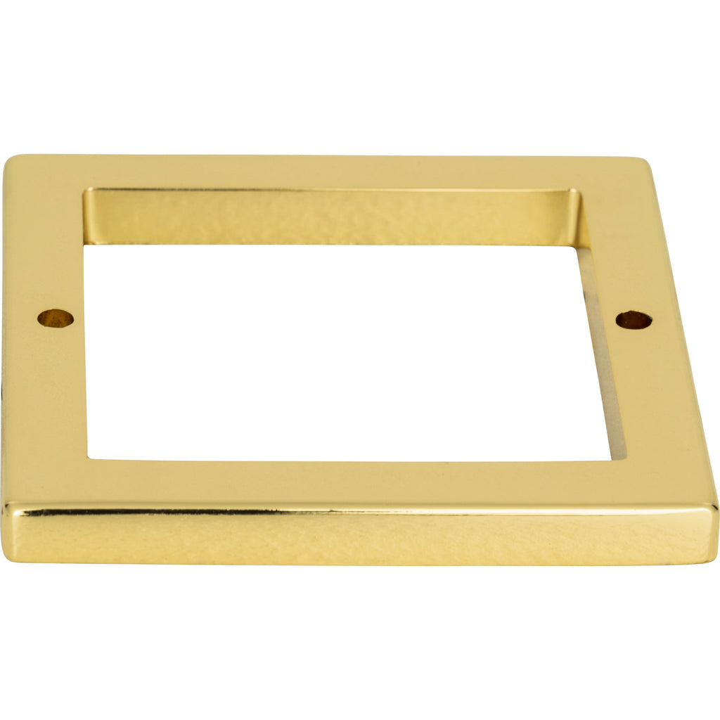 Tableau Square Base Pull Backplate by Atlas 2-1/2" / French Gold