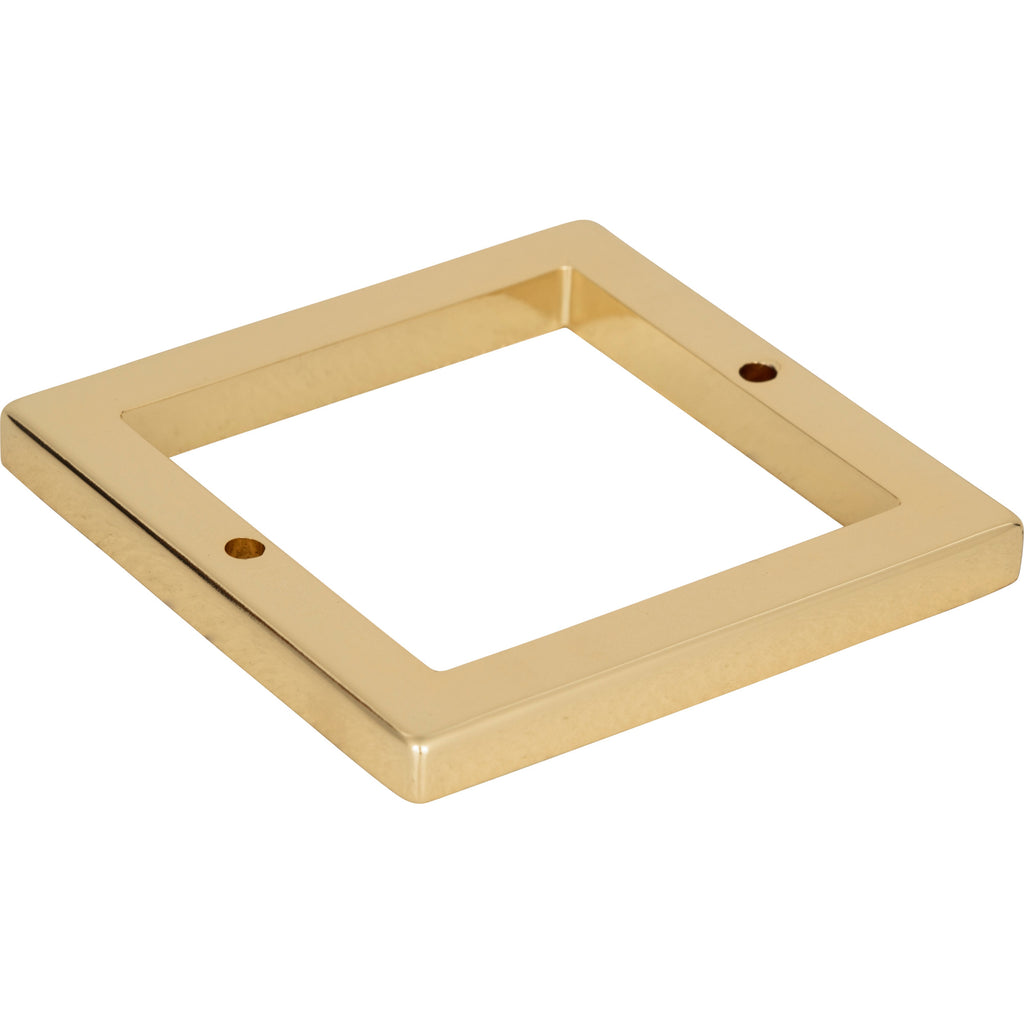 Tableau Square Base Pull Backplate by Atlas 2-1/2" / French Gold