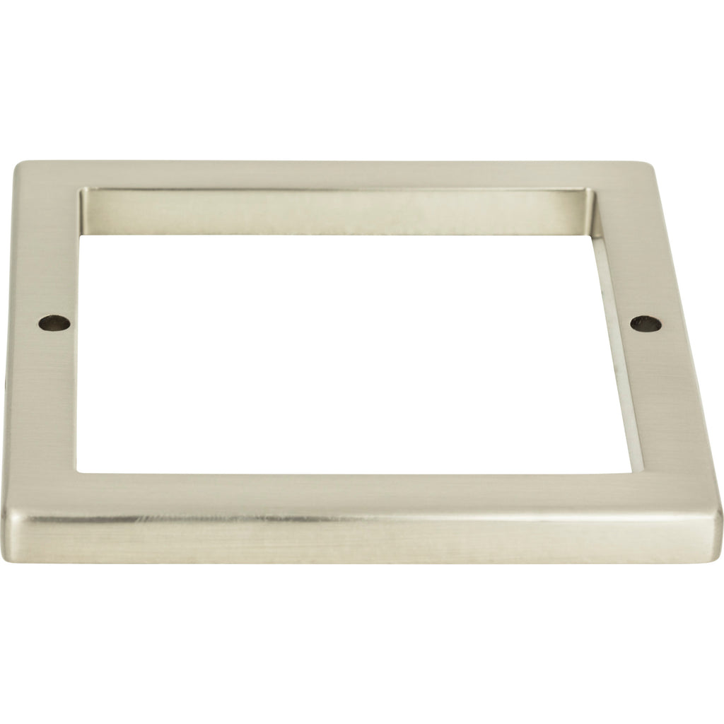 Tableau Square Base Pull Backplate by Atlas 3" / Brushed Nickel