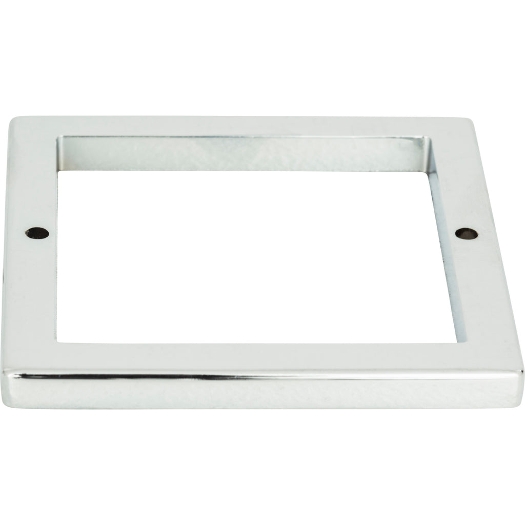 Tableau Square Base Pull Backplate by Atlas 3" / Polished Chrome