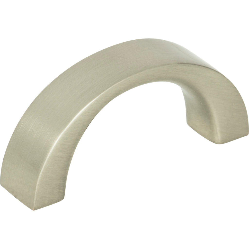 Tableau Curved Pull by Atlas 1-7/16" / Brushed Nickel