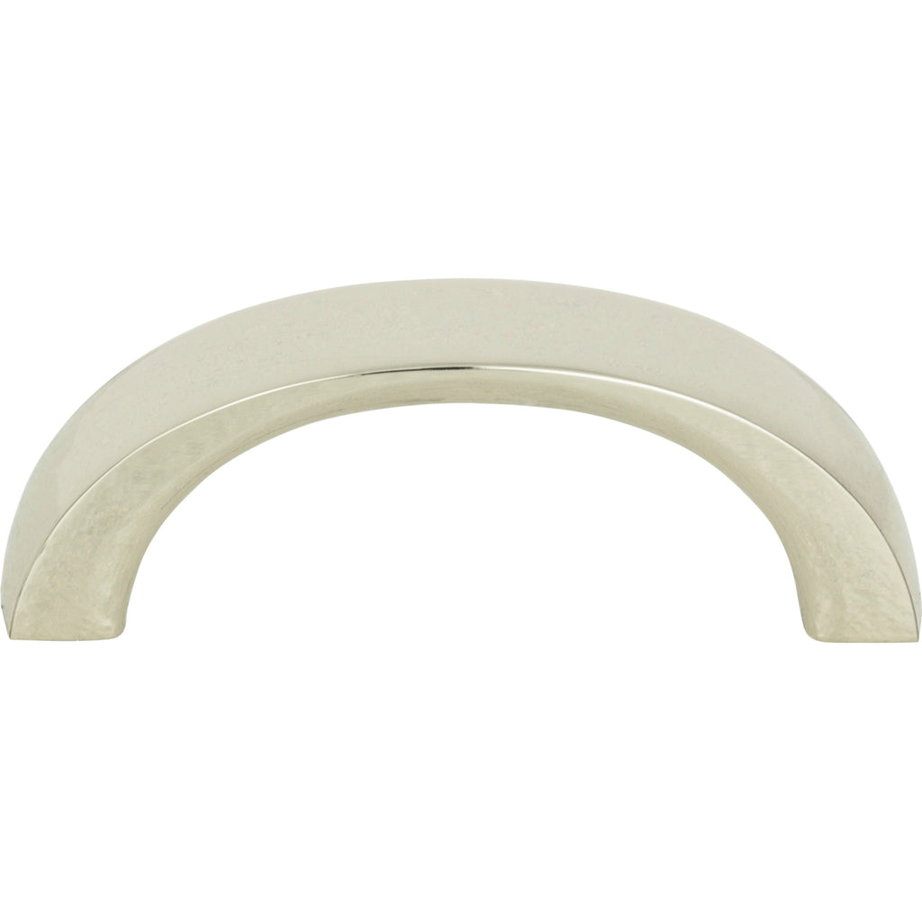 Tableau Curved Pull by Atlas 1-13/16" / Polished Nickel