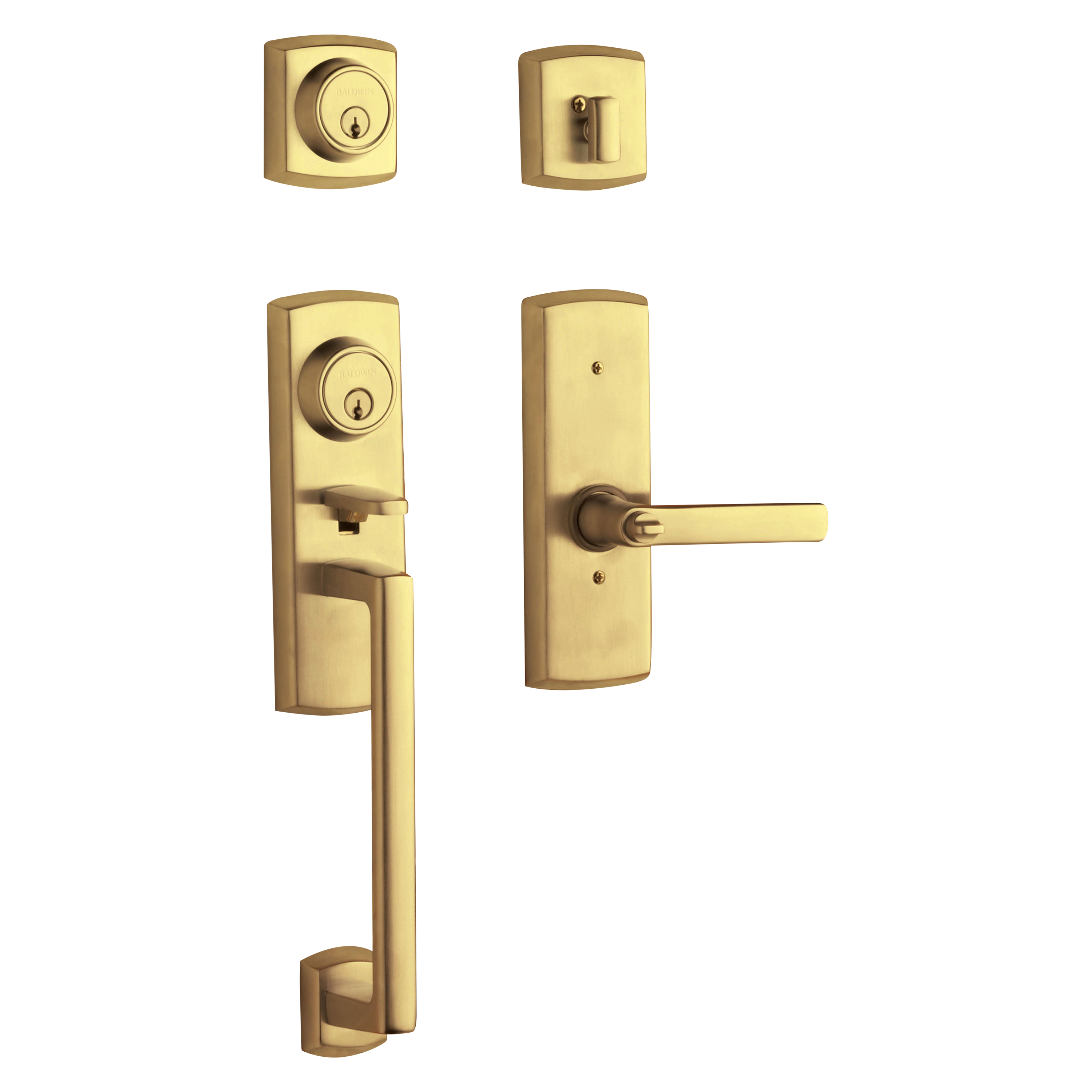 Baldwin Soho 2-Point Handleset with Soho Lever