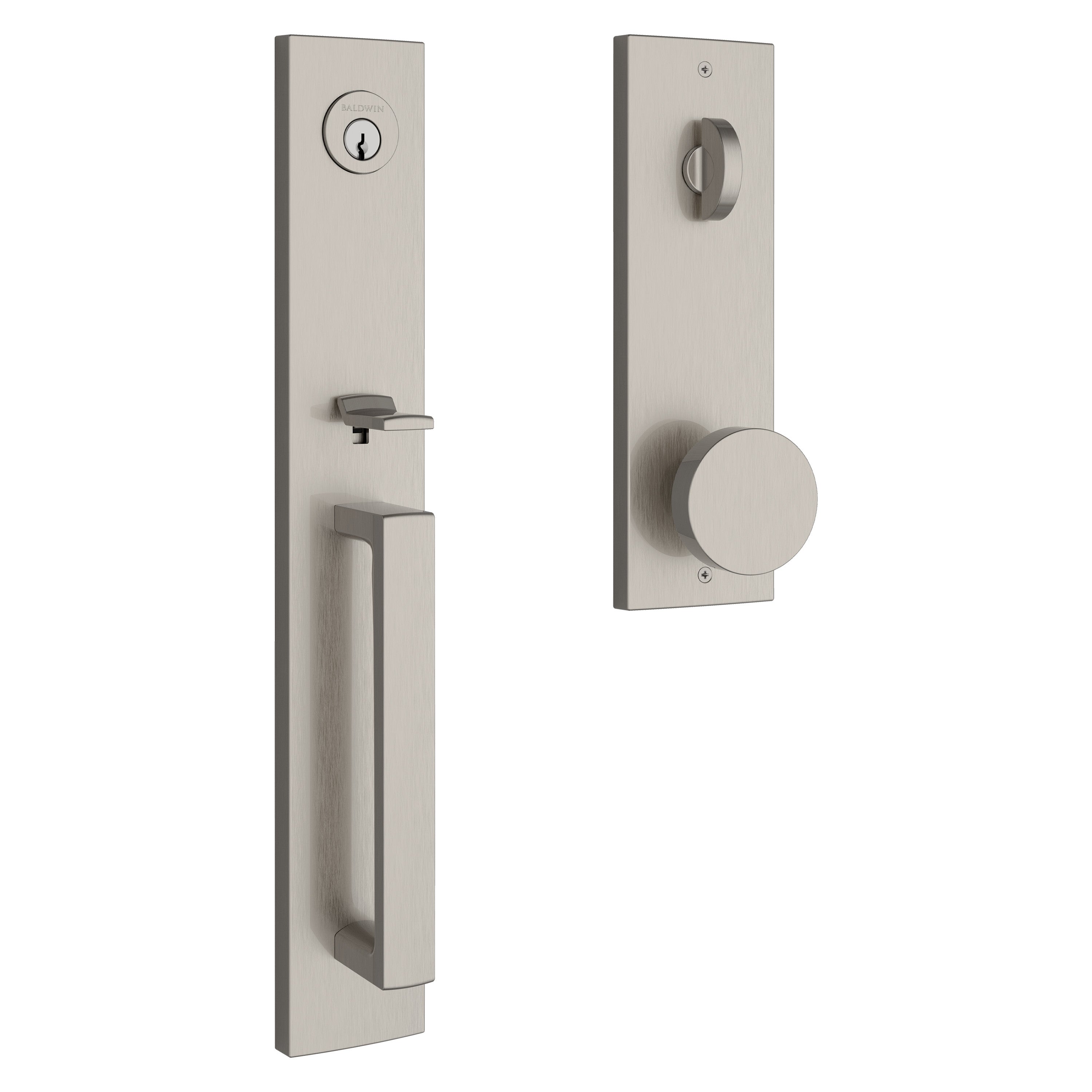 Baldwin Reserve Santa Cruz Handleset With Contemporary Knob