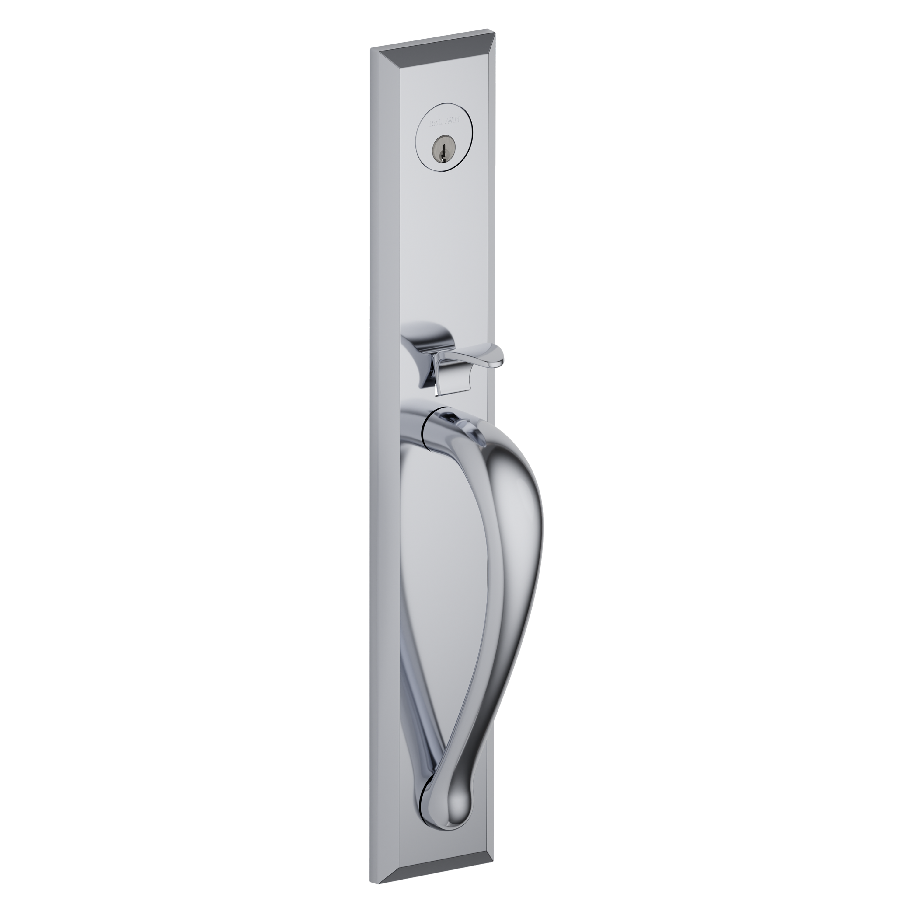 Baldwin Cody Full Single Cylinder Handleset with 5452V Beavertail Lever