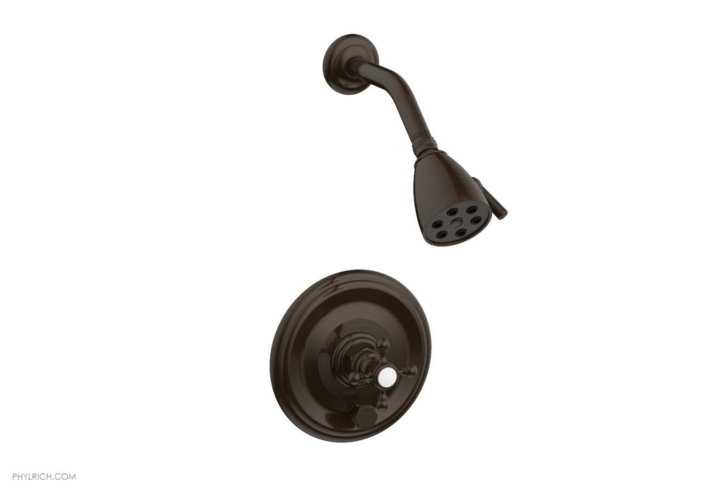 5" - Antique Bronze - HEX TRADITIONAL Pressure Balance Shower and Diverter Set (Less Spout) 4-151 by Phylrich - New York Hardware