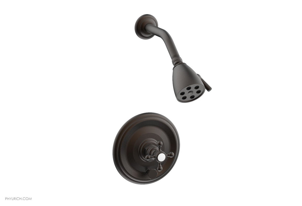 5" - Oil Rubbed Bronze - HEX TRADITIONAL Pressure Balance Shower and Diverter Set (Less Spout) 4-151 by Phylrich - New York Hardware