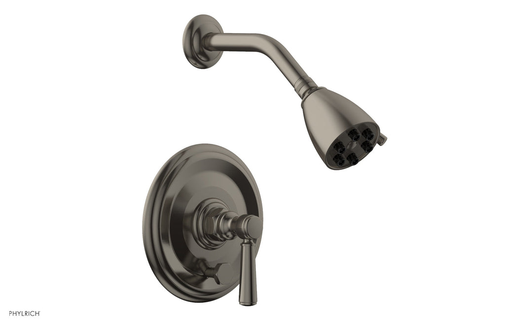 5" - Pewter - HEX TRADITIONAL Pressure Balance Shower and Diverter Set (Less Spout) 4-152 by Phylrich - New York Hardware
