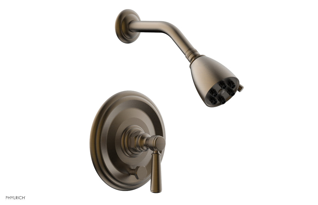 5" - Old English Brass - HEX TRADITIONAL Pressure Balance Shower and Diverter Set (Less Spout) 4-152 by Phylrich - New York Hardware