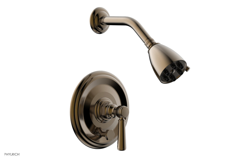 5" - Antique Brass - HEX TRADITIONAL Pressure Balance Shower and Diverter Set (Less Spout) 4-152 by Phylrich - New York Hardware