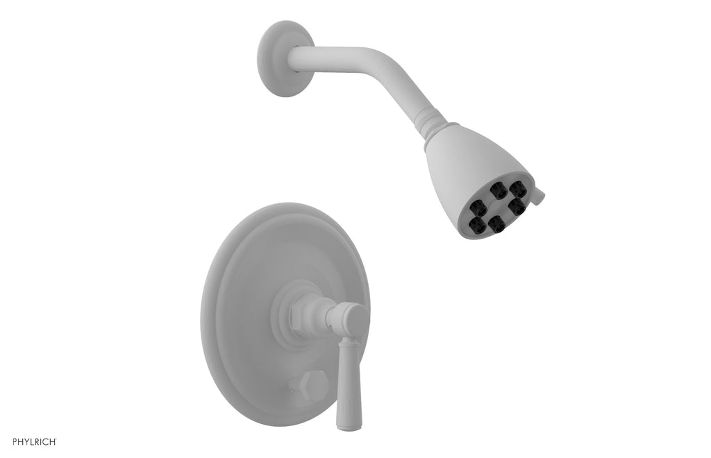 5" - Satin White - HEX TRADITIONAL Pressure Balance Shower and Diverter Set (Less Spout) 4-152 by Phylrich - New York Hardware
