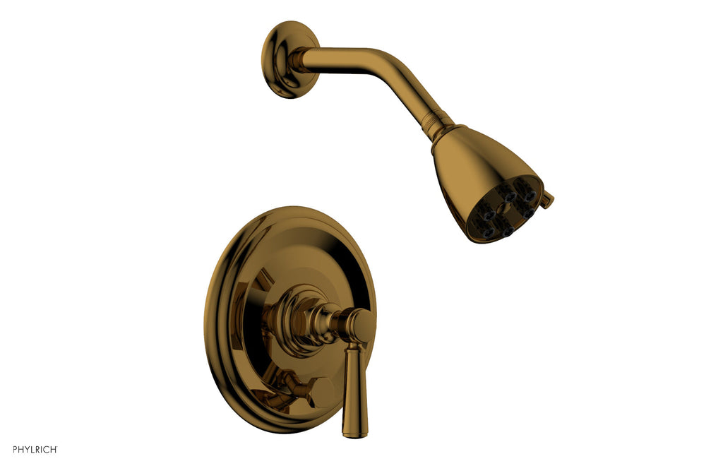 5" - French Brass - HEX TRADITIONAL Pressure Balance Shower and Diverter Set (Less Spout) 4-152 by Phylrich - New York Hardware