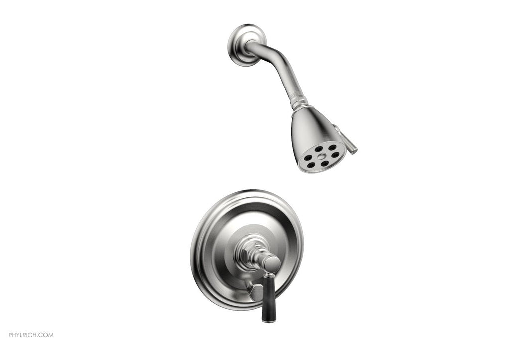 5" - Satin Chrome - HEX TRADITIONAL Pressure Balance Shower and Diverter Set (Less Spout) 4-160 by Phylrich - New York Hardware