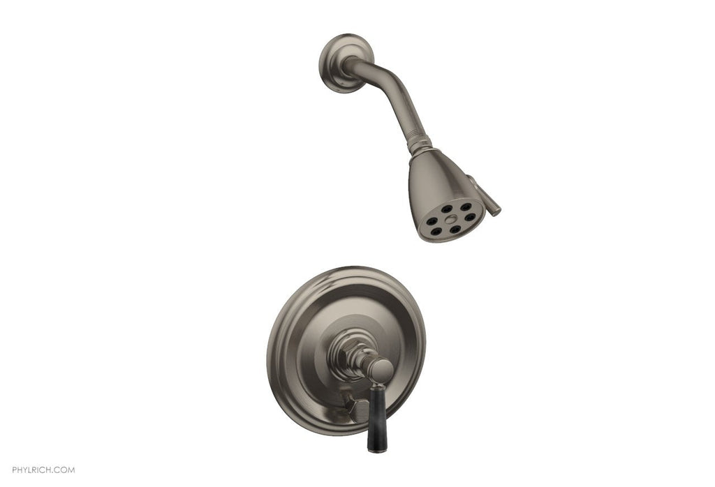 5" - Pewter - HEX TRADITIONAL Pressure Balance Shower and Diverter Set (Less Spout) 4-160 by Phylrich - New York Hardware