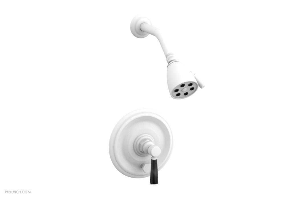 5" - Satin White - HEX TRADITIONAL Pressure Balance Shower and Diverter Set (Less Spout) 4-160 by Phylrich - New York Hardware
