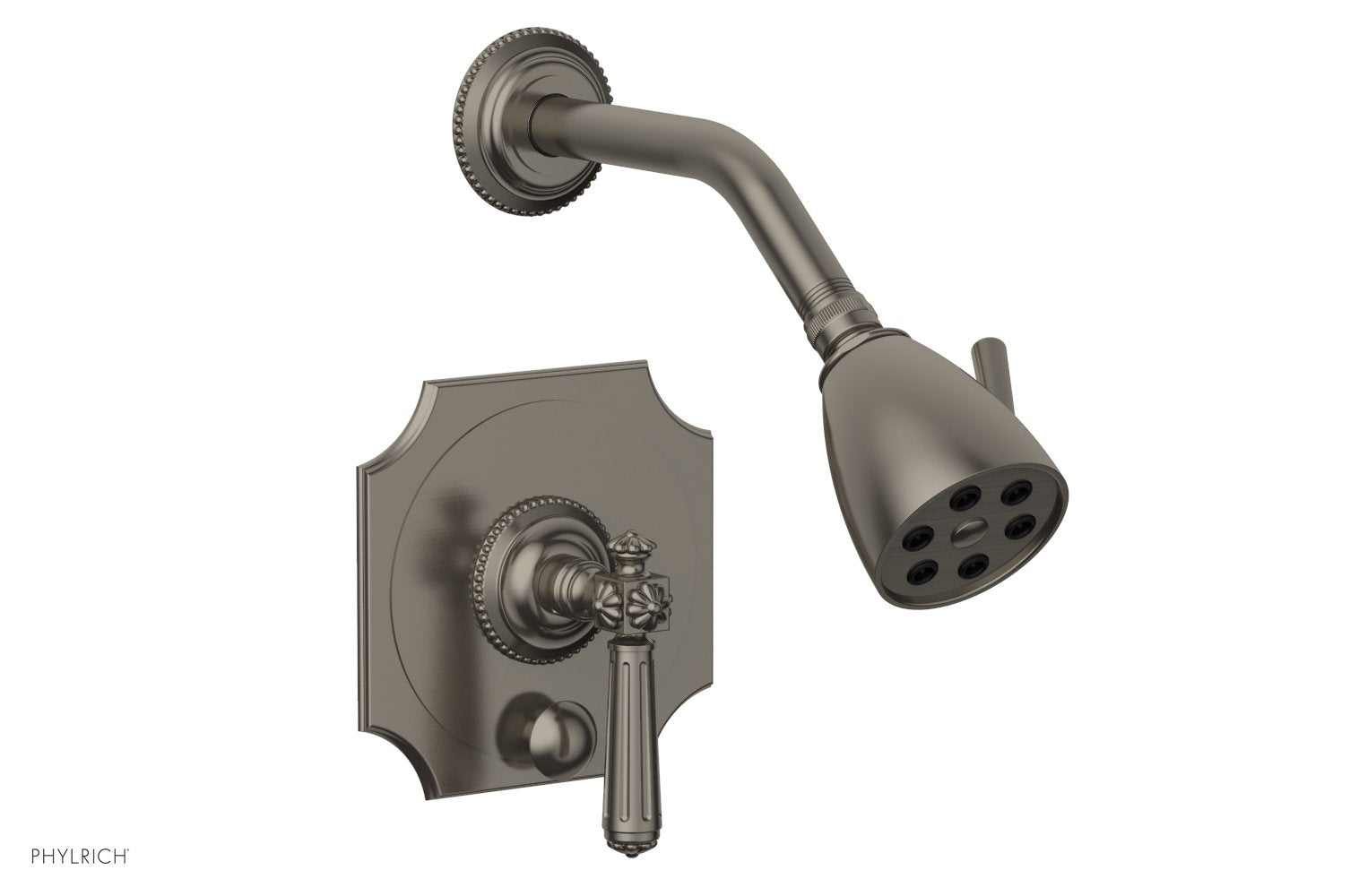 5" - Burnished Nickel - MARVELLE Pressure Balance Shower and Diverter Set (Less Spout), Lever Handle 4-478 by Phylrich - New York Hardware