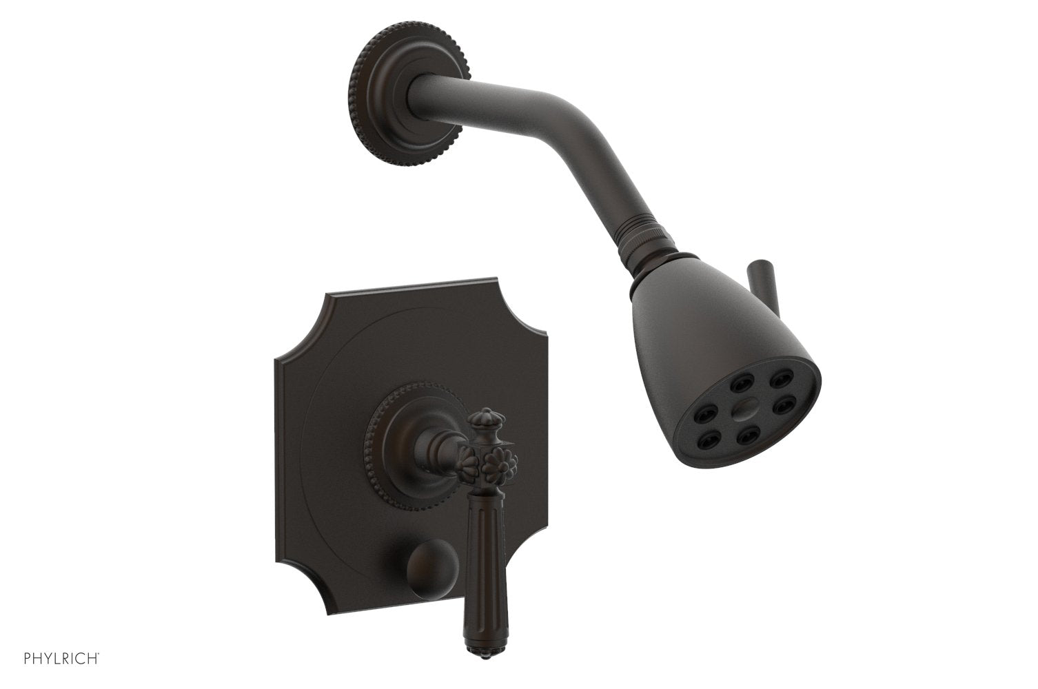 5" - Oil Rubbed Bronze - MARVELLE Pressure Balance Shower and Diverter Set (Less Spout), Lever Handle 4-478 by Phylrich - New York Hardware