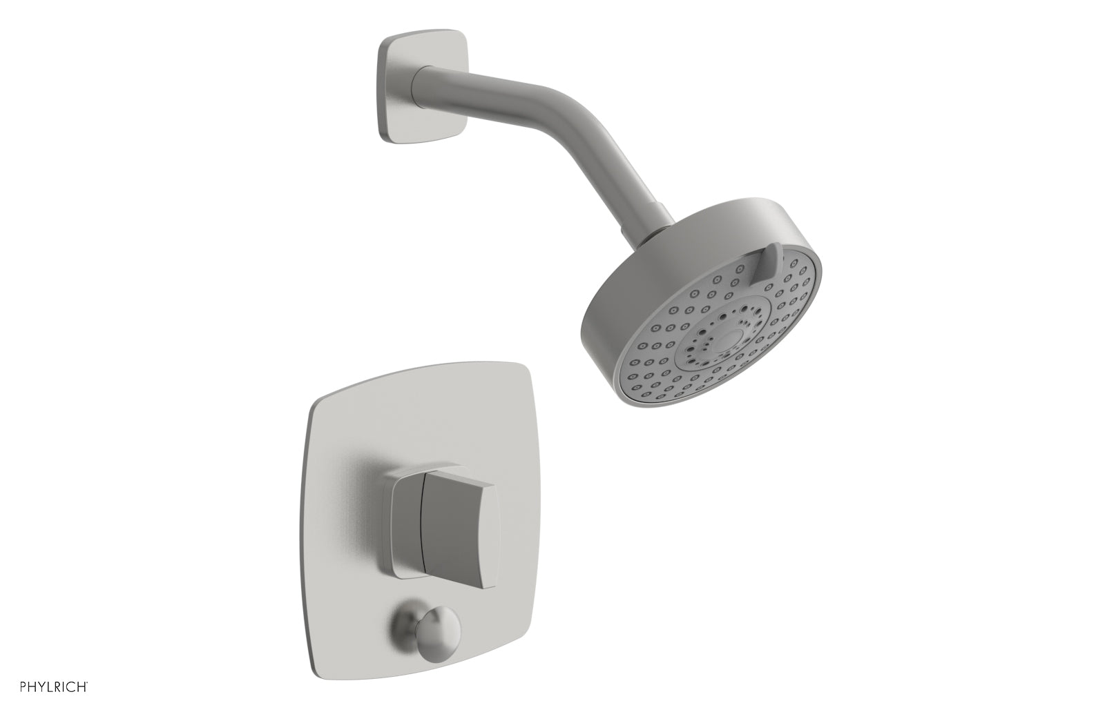 Phylrich RADI Pressure Balance Shower and Diverter Set (Less Spout), Blade Handle 4-557