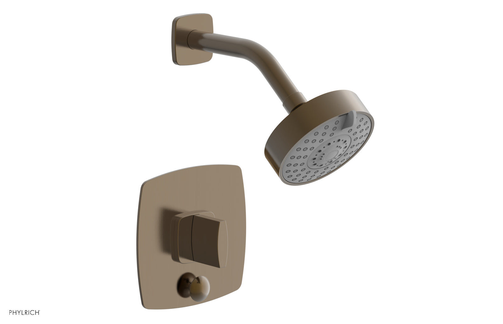 Phylrich RADI Pressure Balance Shower and Diverter Set (Less Spout), Blade Handle 4-557