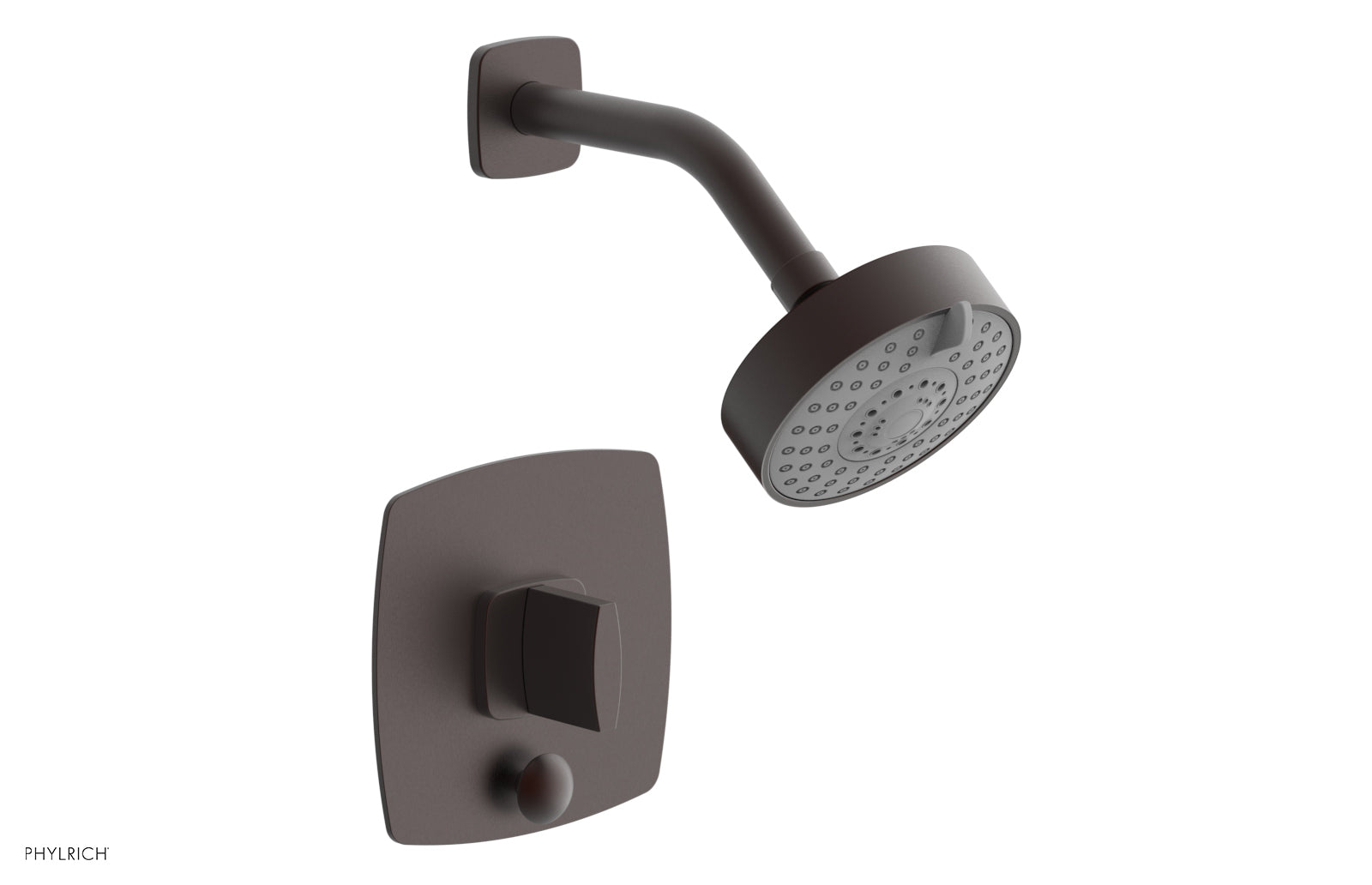 Phylrich RADI Pressure Balance Shower and Diverter Set (Less Spout), Blade Handle 4-557