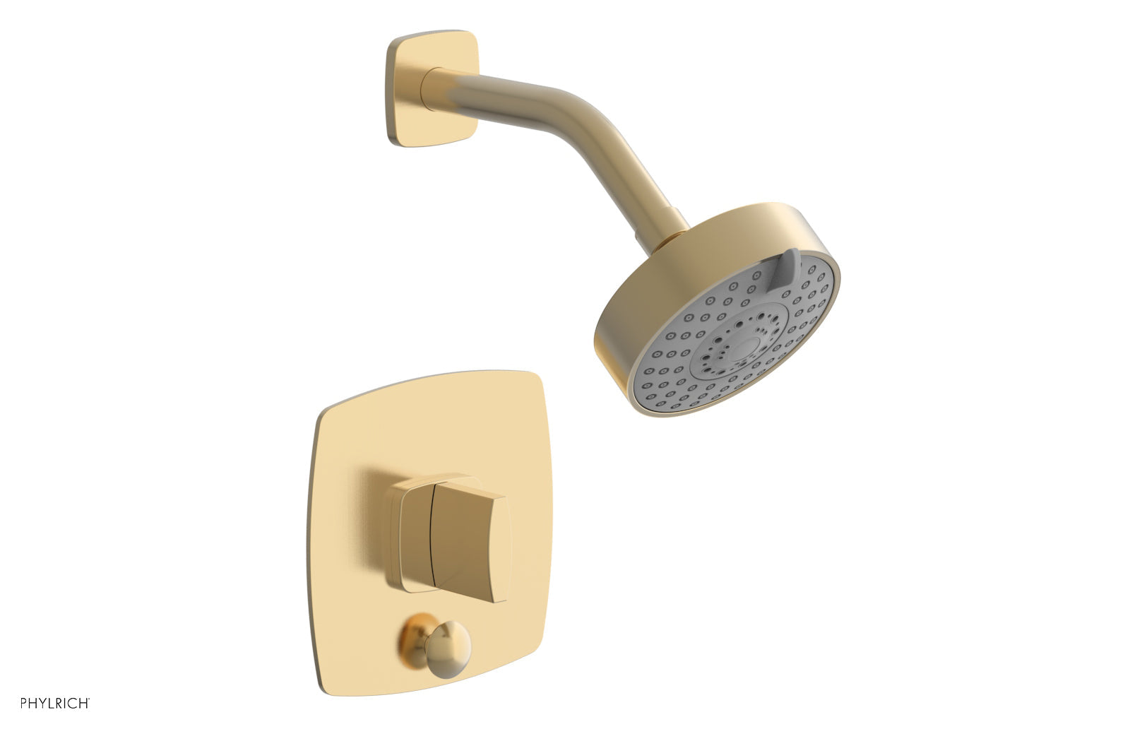 Phylrich RADI Pressure Balance Shower and Diverter Set (Less Spout), Blade Handle 4-557