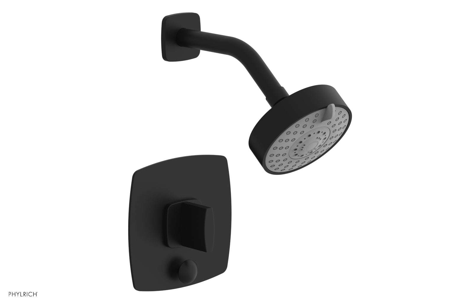 Phylrich RADI Pressure Balance Shower and Diverter Set (Less Spout), Blade Handle 4-557